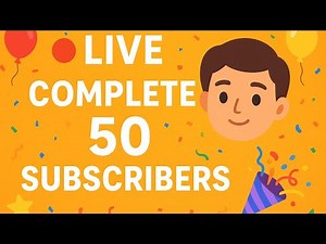 🎉 LIVE – Let’s Hit 50 Subscribers Together! 🎉 ....