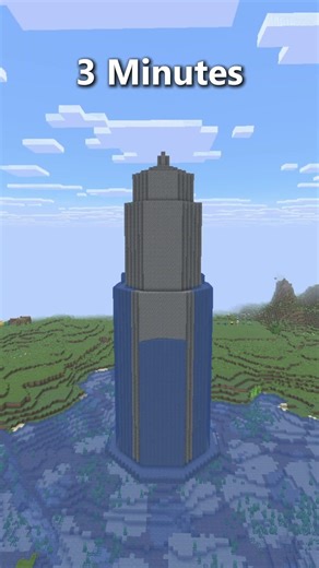 Minecraft How To Make a Huge Cobble Tower?🔥(Nostalgia)