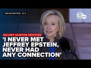 FULL: Hillary Clinton speaks after Epstein testimony