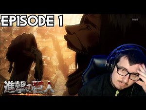 ATTACK ON TITAN SEASON 1 EPISODE 1 REACTION!