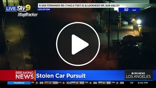 PURSUIT The suspect got out of the black Lexus he was originally driving and stole another vehicle near the Burbank area - NewsBreak