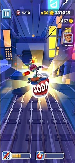 Subway Surfers Soda Rush 🥤 Epic Endless Run | Amazing Gameplay#subwaysurfers #gaming #gameplay #game