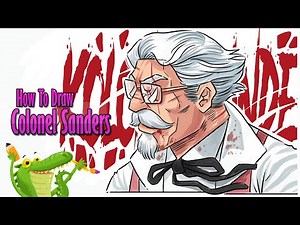 How to draw Colonel Sanders | KFC