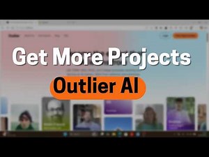 How to get more projects on Outlier AI (step by step)