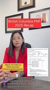 7.1K views · 34 reactions | BC PNP 2025 Mid-Year Summary + Key Policy...