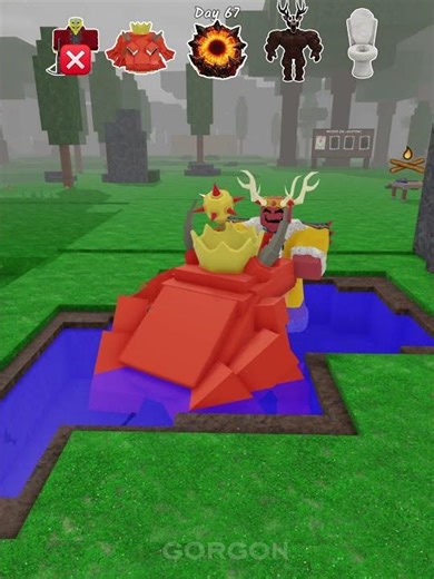 Trolling King Cultist #99nightintheforest #roblox