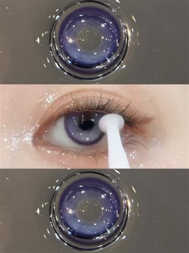 Exploring Color Contacts: Purple Lens Delight