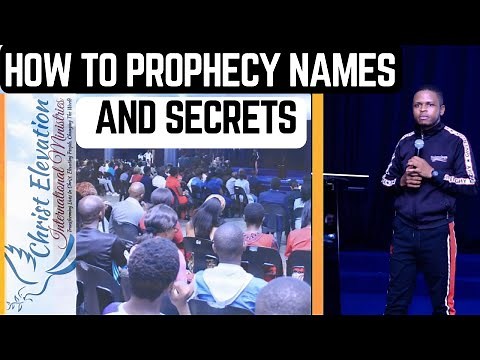 HOW TO PROPHESY DEEP SECRETS, NAMES AND SEE VISIONS CLEARLY EXPOSED.