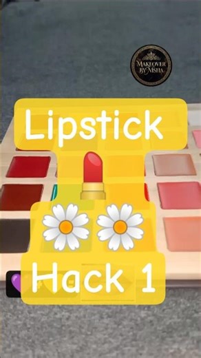Hack to DIY custom lipstick 😱| Makeover By Nisha