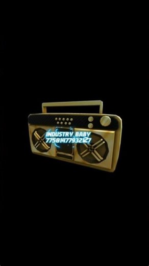Roblox music code : INDUSTRY BABY🔥🔥