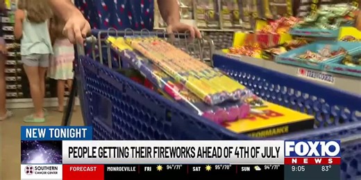 Fireworks stores packed ahead of the Fourth of July