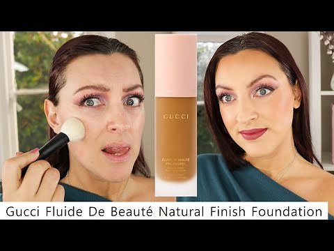 NEW Gucci Fluide De Beauté Fini Naturel Foundation | Gucci Foundation REVIEW & WEAR TEST