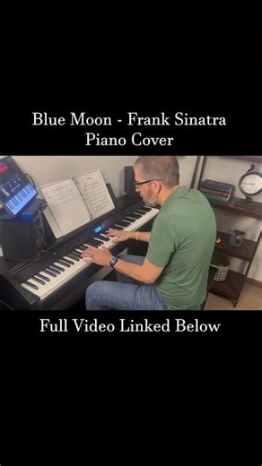 Blue Moon | Bluesy Jazz Improv Piano Cover | Frank Sinatra