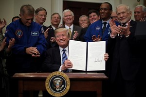 WATCH: Trump relaunches National Space Council