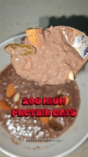 20G Yoga Bar Protein Oats Recipe 🥣💪 #shorts