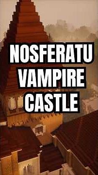 I Built a Vampire's Castle in Minecraft!?! #fantasy #minecraft #nosferatu2024 #corvincastle #epic