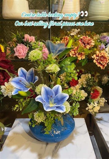 Elegant Floral Centre Table Décor for Your Home