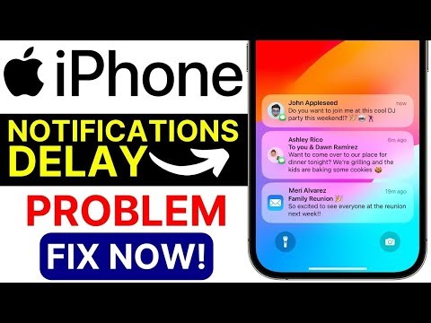 iPhone Notifications Delay Fix ⚡ Push Alerts Not Working & App Notification Problem 2025 📱