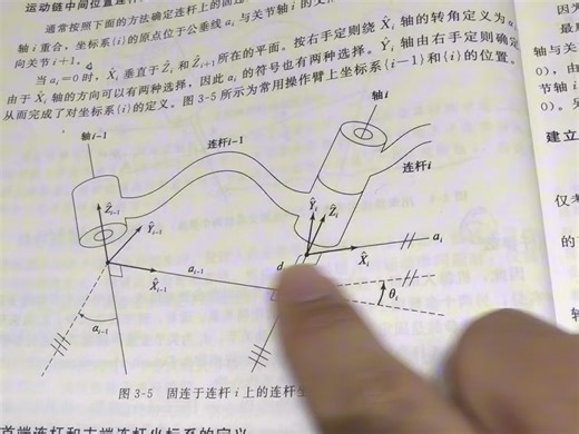 连杆坐标系的建立以及DH参数的确定
