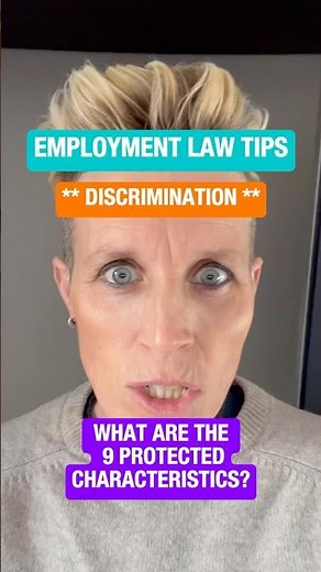Discrimination at work: What are the 9 protected characteristics under the Equality Act 2010? 🤔