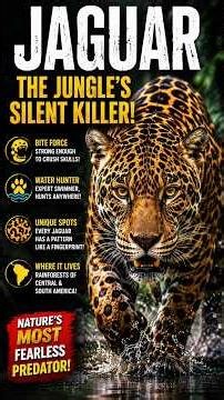 Inside the Deadly World of the Jaguar: Nature's Most Fearless Predator#shorts#viral