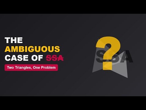The SSA Ambiguous Case: Why Side-Side-Angle Doesn't Work