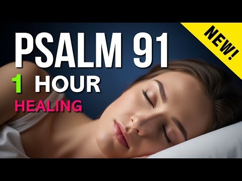 Psalm 91 Sleep Meditation - Deep Healing - 1 Hour - Rain - Try 3 Min!