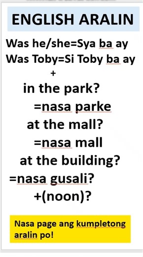 Matuto agad magtanong sa English gamit ang prepositional phrases. #englishlearning #englisharalin #tutorial #education #filipino #Philippines #reelsvideo #englishgrammar | English Aralin