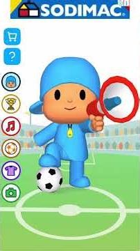 Playing Talking Pocoyo FootBall Part 2