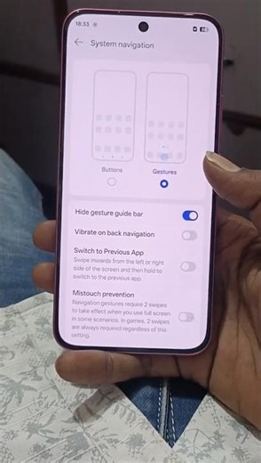 How to change Gesture Navigation bar oppo F31 #shorts #short