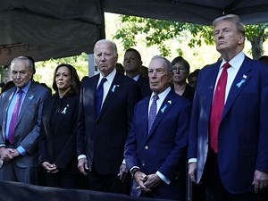 9/11 anniversary brings Biden, Harris and Trump together at ground zero