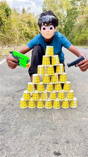 Ben 10 Gun Unboxing + Action Testing 🔫 | Ultimate Fun 🤩 #trending