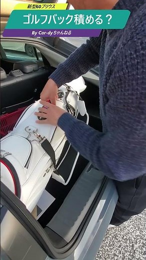 Can you load a golf bag sideways into the new Prius? #shorts #newPrius #prius