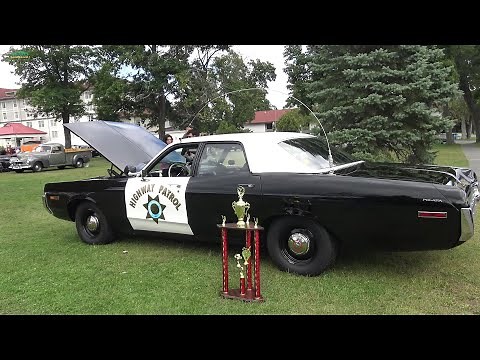 1972 Dodge Polara California Highway Patrol CHP Pursuit Cop car 2019 Adirondack Nationals Police car