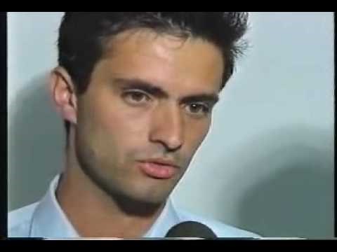 José Mourinho de joven en 1988