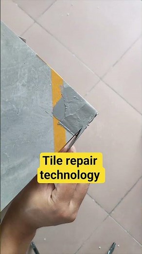 Tile Repair Technology 🔧 Amazing Tile Fixing & Restoration Hacks #Shorts
