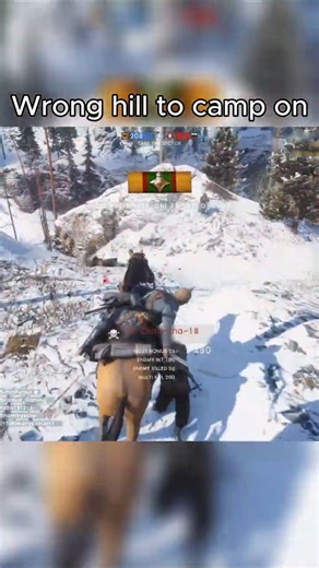 Wrong Hill to Camp On BF1 Cavalry Rampage #battlefield1 #battlefield #gaming #bf1