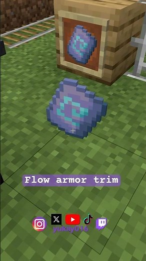 This is how to duplicate the flow armour trim smithing template.