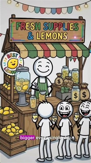 Stickman Turned $1 Into $1,000,000 💰 | AM | Inspirational Animation Cartoon #shorts #stickman
