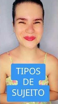 Tipos de sujeito - Gramática em menos de 3 minutos #dicas