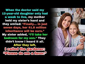 My Mom Counted Down My Daughter’s Final 7 Days for Her $1.8M Fund—Then I Called the Gardener...