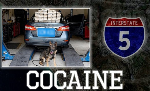 122 pounds of cocaine seized on 5 Freeway in Orange County