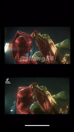 Spider-Man Vs the lizard ￼ #spiderman #marvel #marvelcomics