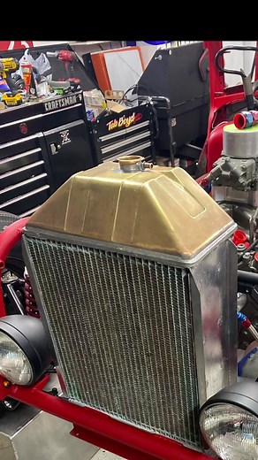 Hot Rod Build Video 31. #Hot #Rod #hotrod #radiator #custom #car #build
