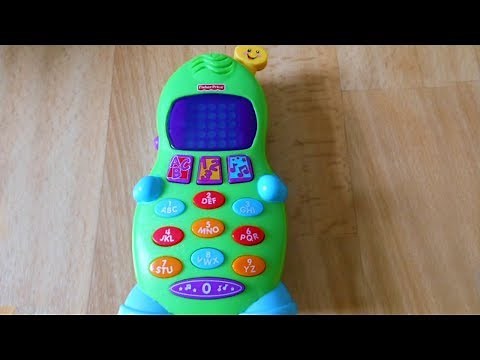 Fisher-Price Laugh & Learn learning green Phone toy review