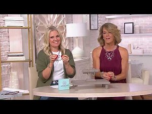 American West Sterling Silver Oval Gemstone Tennis Bracelet on QVC