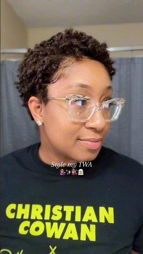 How I Style My TWA When I Want It to Pop