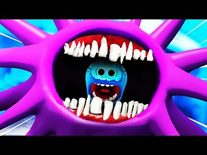 JELLY MOUTH Eats MR MEESEEKS ALIVE (Rick and Morty: Virtual Rick-Ality)