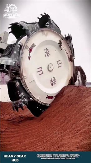 Heavy Duty Rotary Drilling Machine for Large Scale Ground Excavation Project #technology #innovation