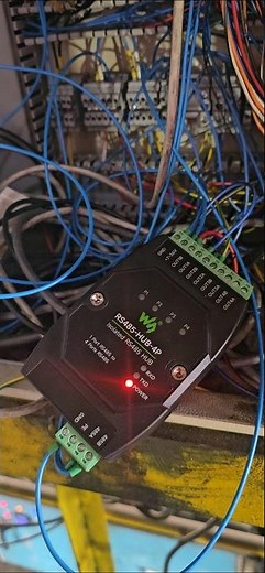 Delta PLC to multiple HMI Rs485 isolator hub Waveshare module